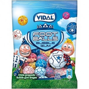 Vidal Pastilhas Bolas de Futebol 100g