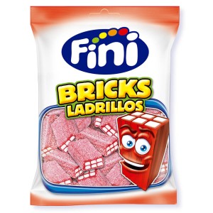 Fini Tijolos Morango Pica 90g
