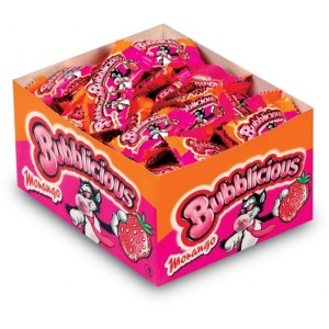 Bubblicious Morango 100uni