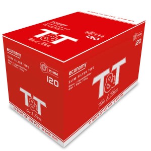 T&T Filtros Slim 6/15mm 10uni x 120pcs
