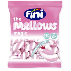 Fini Mellows Magic Twist Morango Recheado 80g