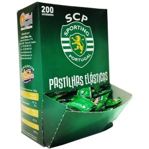 Pastilhas Clubes Sporting CP 200uni + caderneta cromos