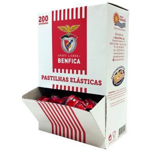 Pastilhas Clubes SLBenfica 200uni + caderneta cromos