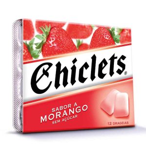 Chiclets Morango 14uni
