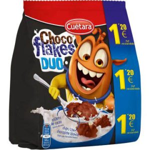Cuétara Choco Flakes Duo 120g (PVP 1,40€)