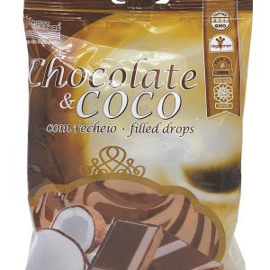 Nazaré Drops Chocolate e Coco C/Recheio 100g