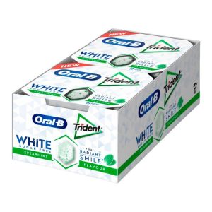 Trident Oral-B White Spearmint 12uni