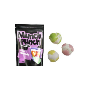 Munch Punch Bolinhas Acidas 50gr - Sour Starballs -Prod. Liofilizado e Crocante